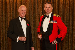 Pictured are he Deputy Lieutenant of Nottinghamshire Trevor Fletcher (left) and guest speaker Brigadier Andy Watson