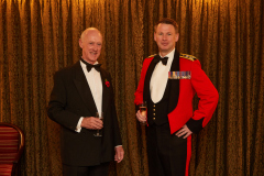 Pictured are he Deputy Lieutenant of Nottinghamshire Trevor Fletcher (left) and guest speaker Brigadier Andy Watson