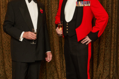 Pictured are he Deputy Lieutenant of Nottinghamshire Trevor Fletcher (left) and guest speaker Brigadier Andy Watson