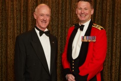 Pictured are he Deputy Lieutenant of Nottinghamshire Trevor Fletcher (left) and guest speaker Brigadier Andy Watson