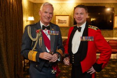 Air Chief Marshall Sir Andrew Pulford (left) and guest speaker Brigadier Andy Watson