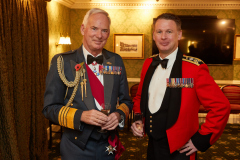 Air Chief Marshall Sir Andrew Pulford (left) and guest speaker Brigadier Andy Watson