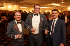 Pictured from left are Flight Lieutenant Zach Davies RAFAC, Flight Lieutenant Andrew Redwood RAFAC and Lance Corporal Tom Birch RM