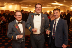 Pictured from left are Flight Lieutenant Zach Davies RAFAC, Flight Lieutenant Andrew Redwood RAFAC and Lance Corporal Tom Birch RM