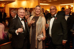 Pictured from left are Lance Corporal Nick Hayland, Anna Judge and Mike Stacey
