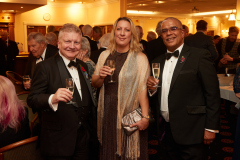 Pictured from left are Lance Corporal Nick Hayland, Anna Judge and Mike Stacey