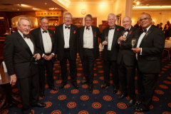 Pictured from left are Tim McArtney, Geoffrey Bradford, Andrew Wilson, Nigel Crockford, Mike Shearstone, John Starling and Mike Stacey